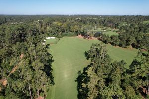 Augusta National 13th Approach Aerial
